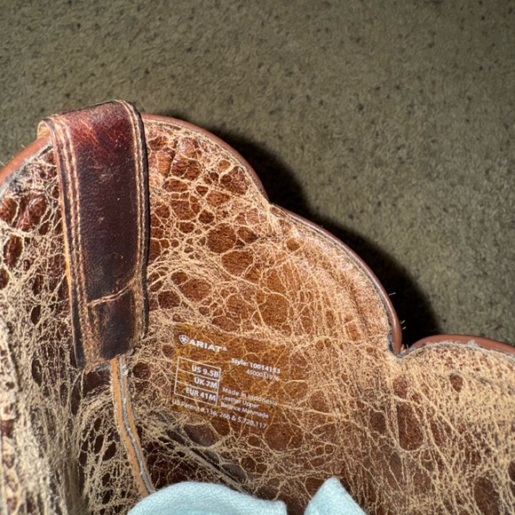 Brown Western Leather Boots - Picture 8 of 8